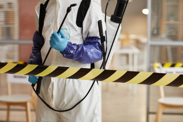 Professional Trauma Scene Cleanup technician working in Clatonia, NE